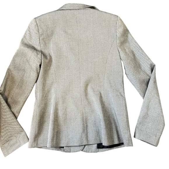 KENNETH COLE SELECT Herringbone/Chevron One  Button Front Blazer Grey Sz Medium - Picture 11 of 14